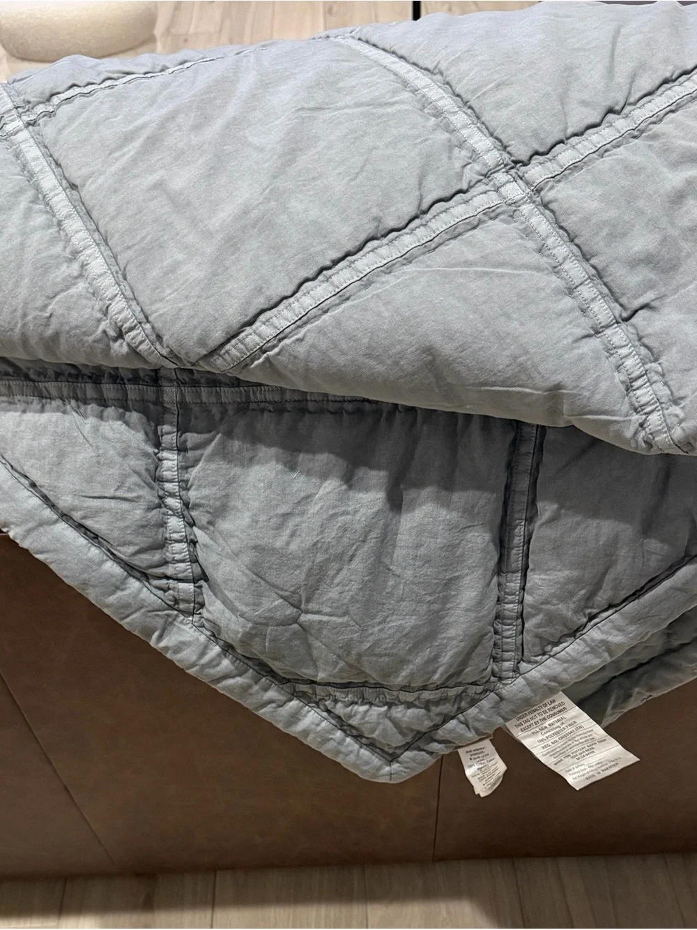Pottery Barn Teen gray twin XL comforter